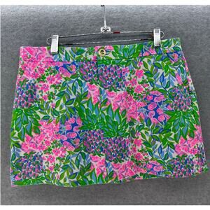 Lilly Pulitzer Women's sz 8 Colette Skort A Cherry On Top Cotton Comfy Coastal